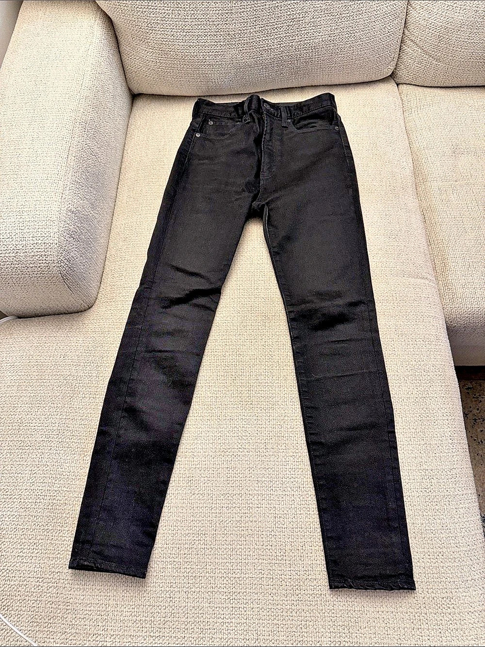 MOUSSY Vintage Black Skinny Jeans Waist 25 Like New